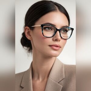 Dolce & Gabbana DG 3243 Tortoise Blue With Gold Designer Frames R -7.0 L-8.0